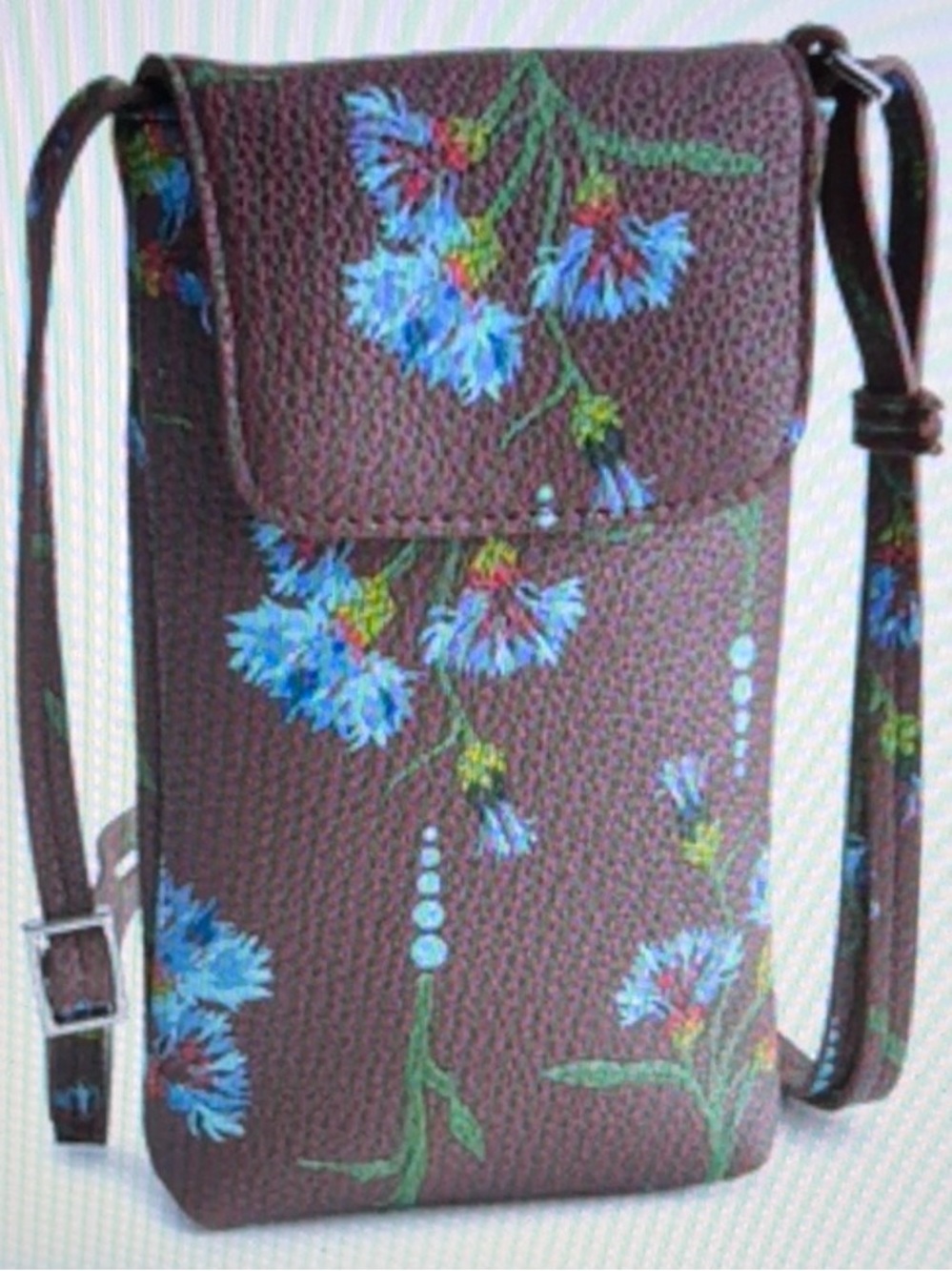 Vera Bradley Slim Easy Crossbody in Faux Leather NWT